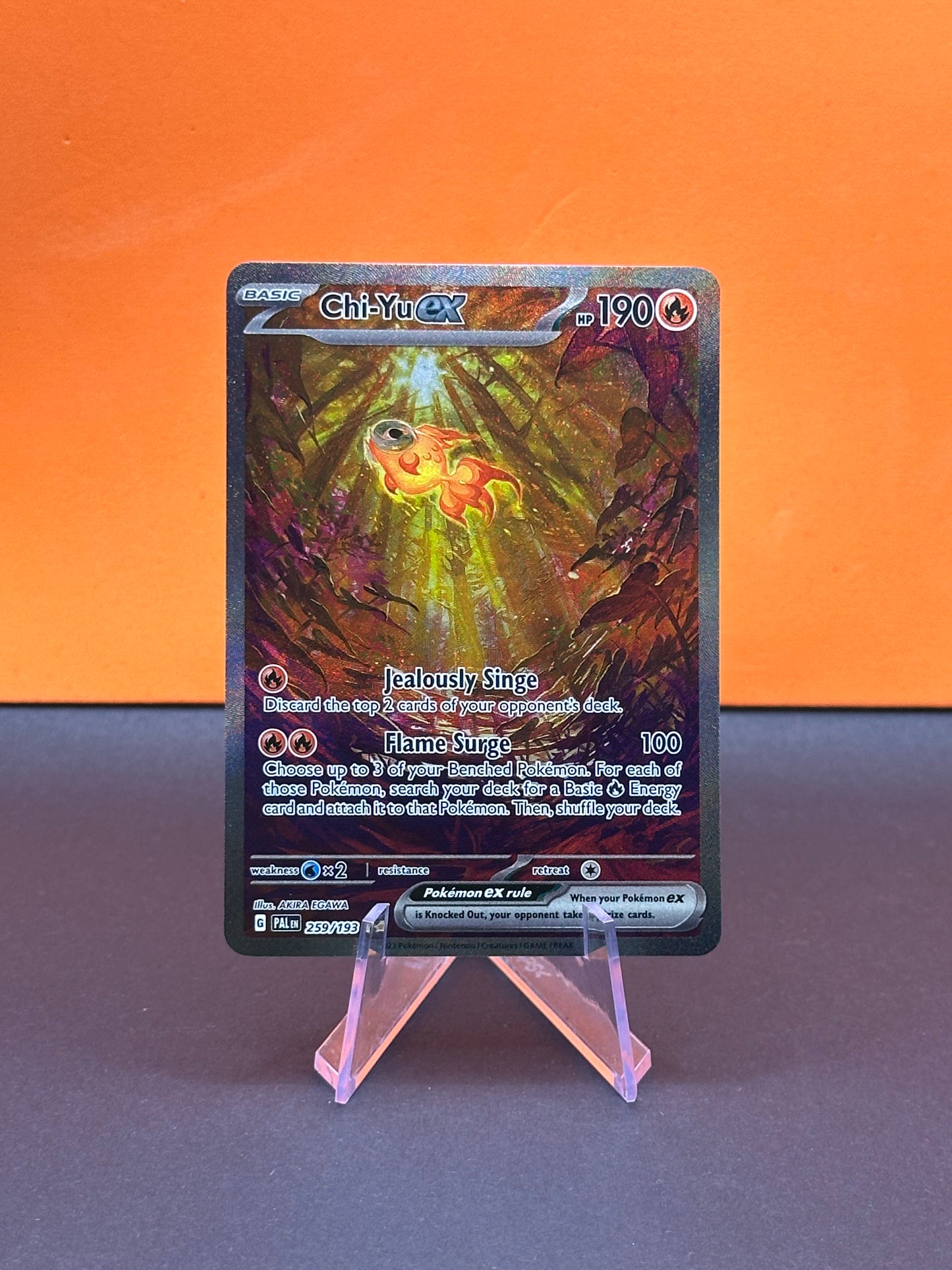 Pokémon S&V Paldea Evolved: Chi-Yu EX 259/193