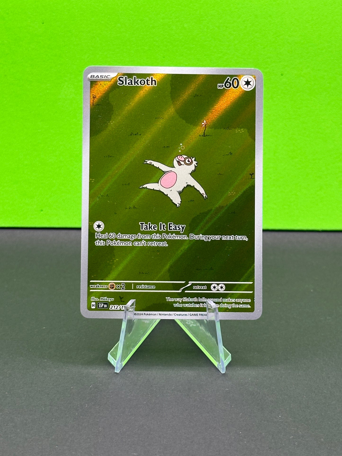 Pokémon S&V Surging Sparks: Slakoth 212/191