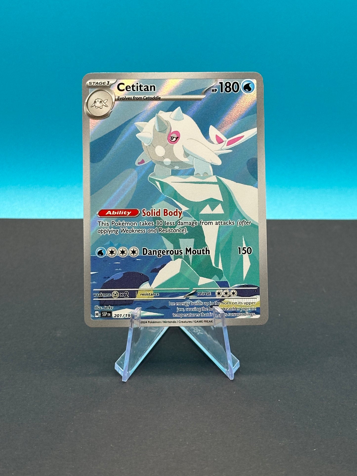 Pokémon S&V Surging Sparks: Cetitan 201/191
