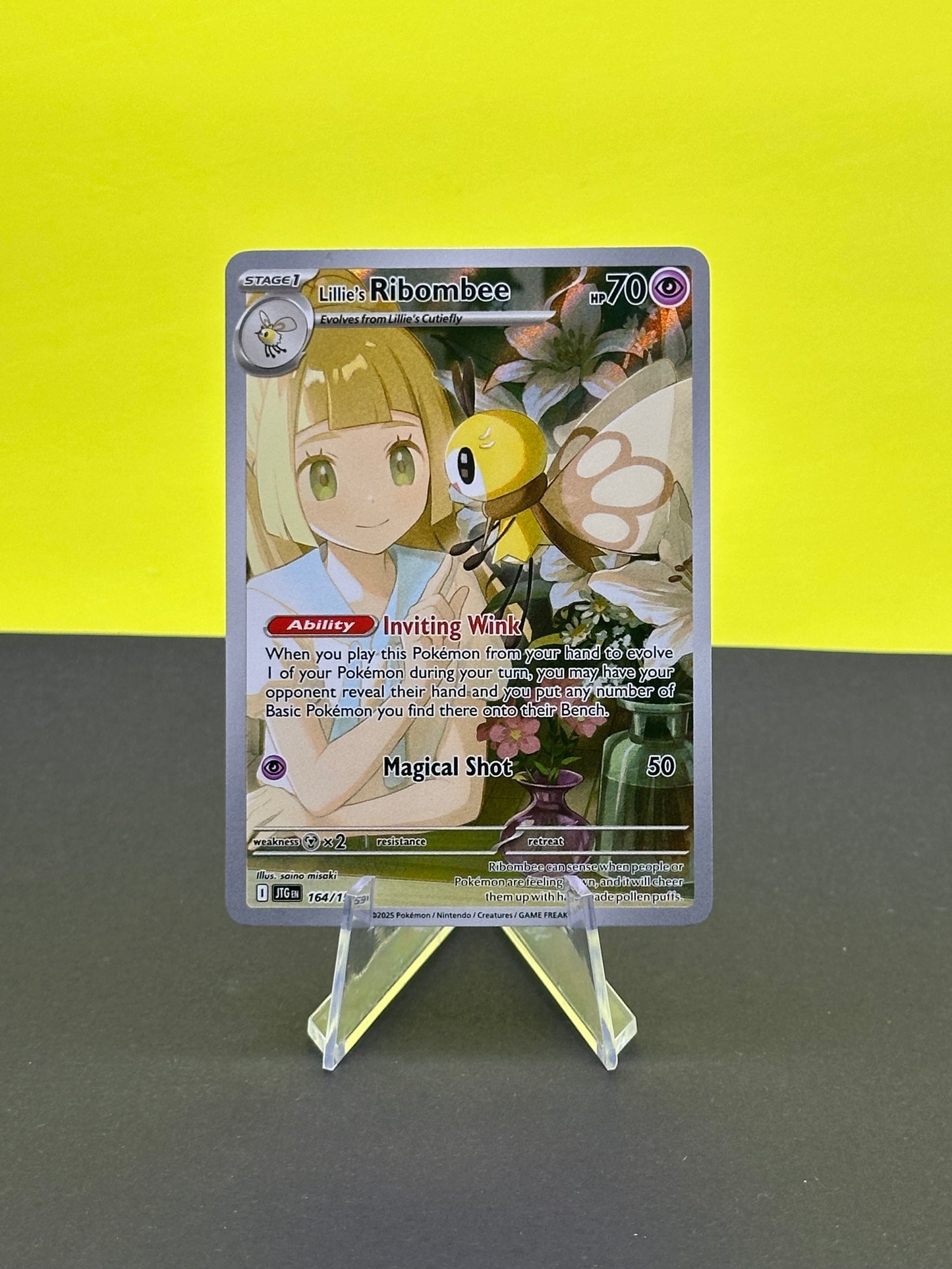 Pokémon S&V Journey Together: Lillie's Ribombee 164/159