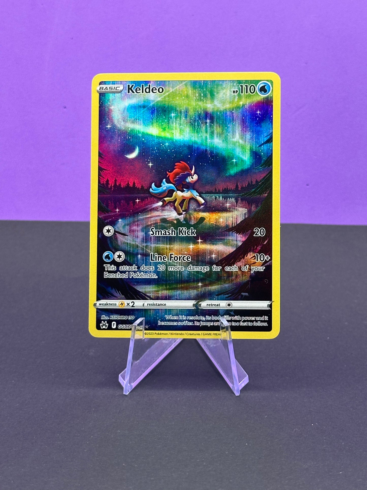 Pokémon SWSH Crown Zenith: Keldeo GG07/GG70