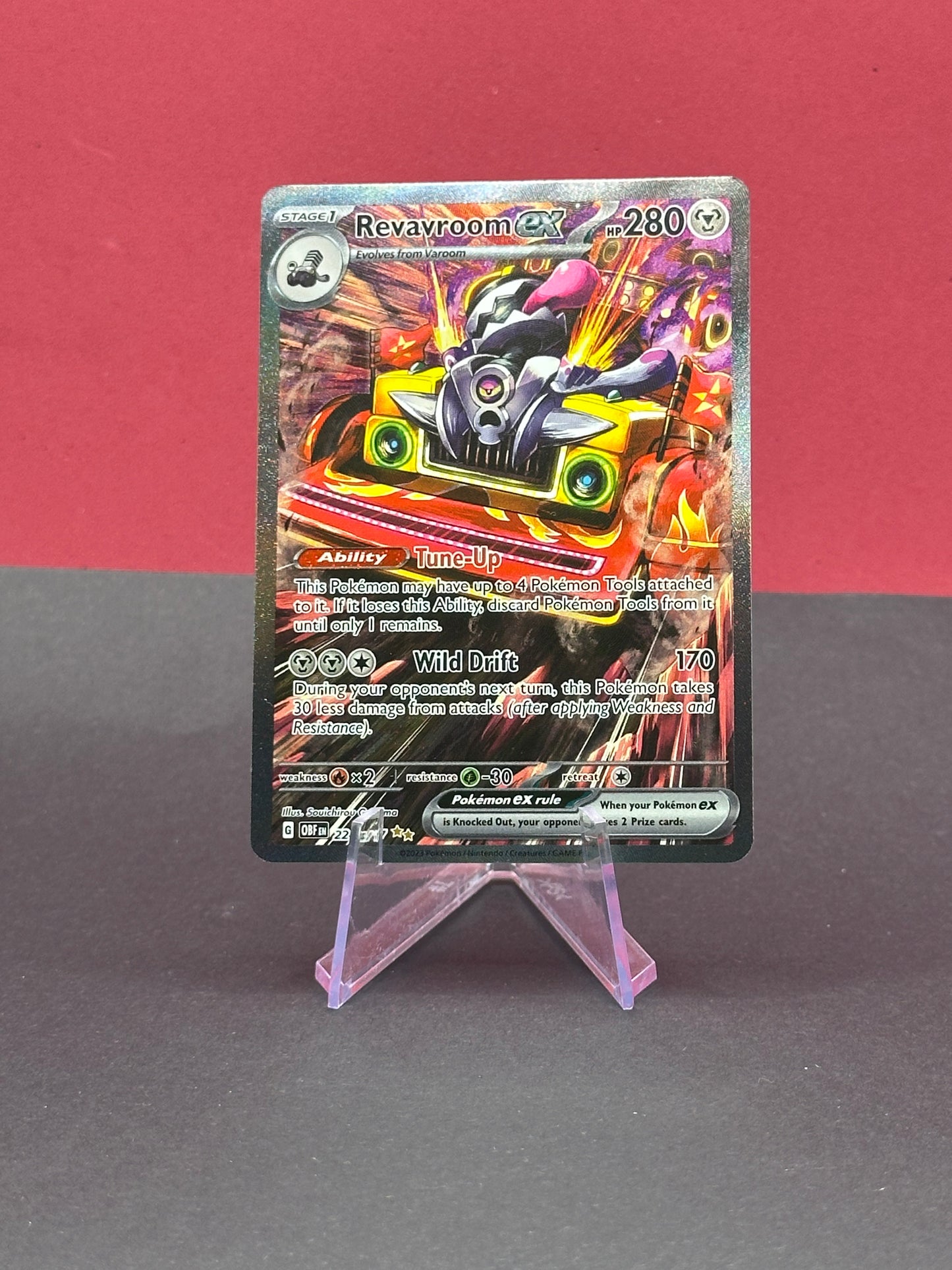 Pokémon S&V Obsidian Flames: Revavroom ex 224/227