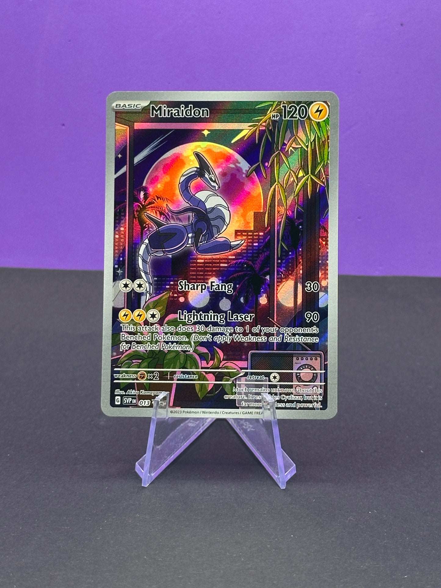 Pokémon S&V: Miraidon #13 Black Star Promo
