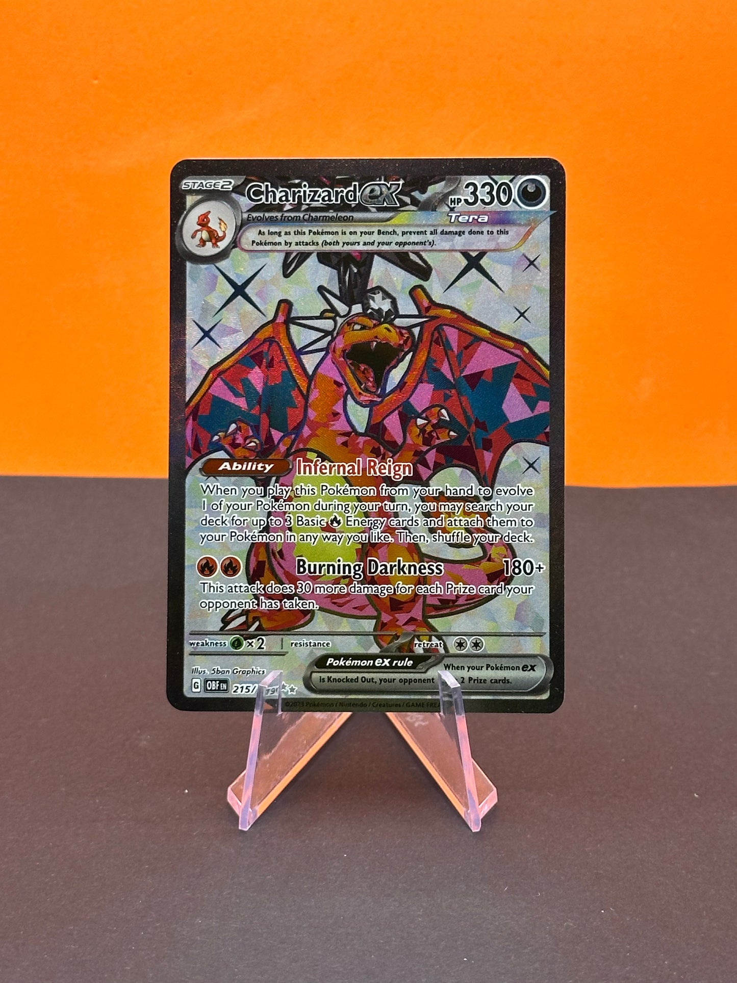 Pokémon Obsidian Flames: Charizard ex 215/197