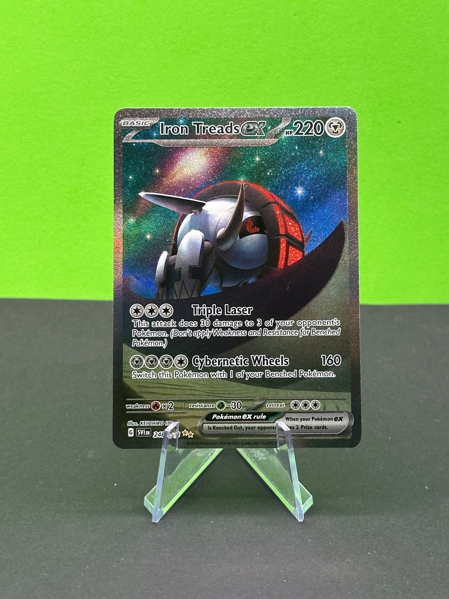 Pokémon S&V Scarlet & Violet Base: Iron Treads Ex 248/198