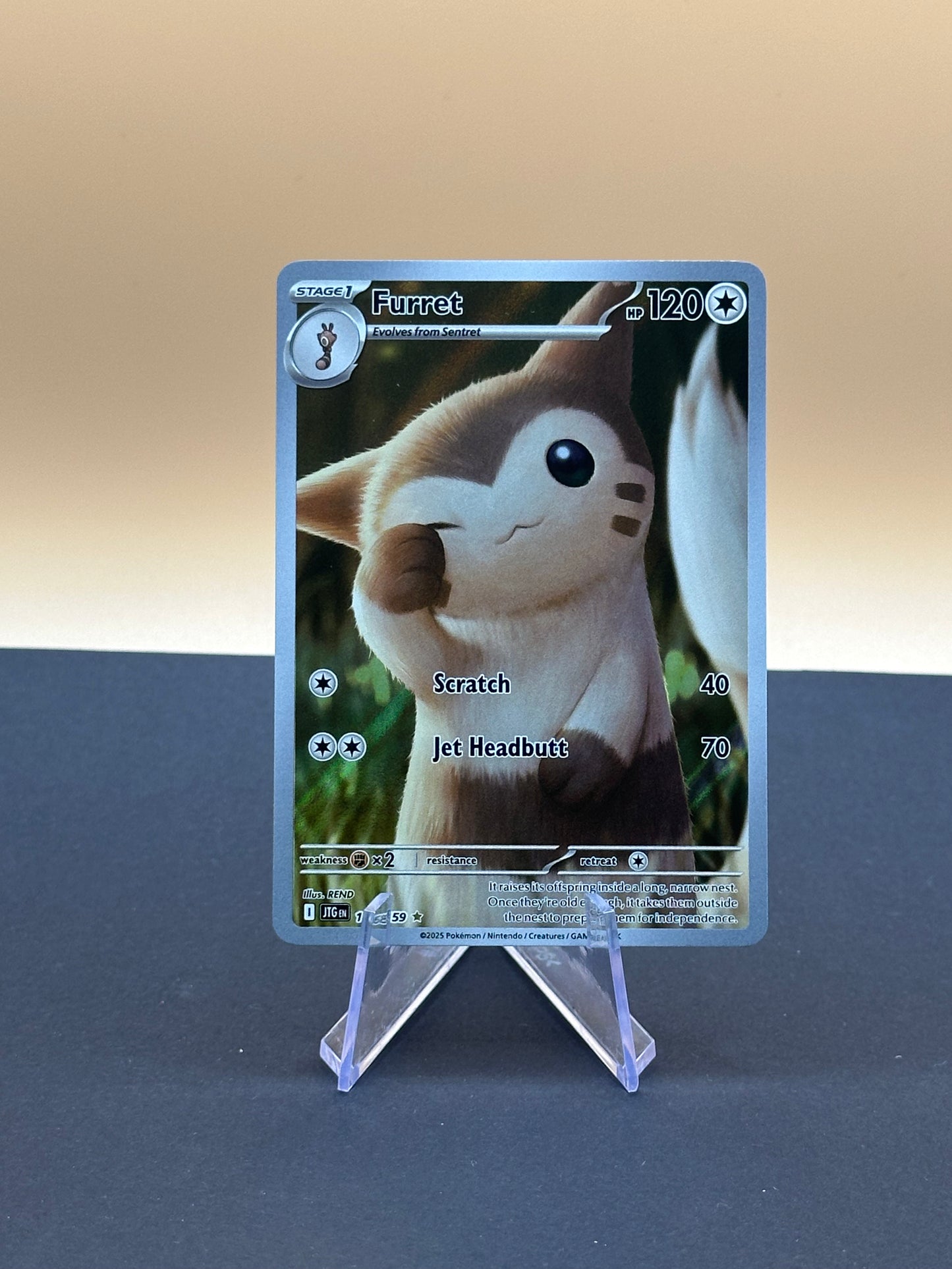 Pokémon S&V Journey Together Furret 168/159
