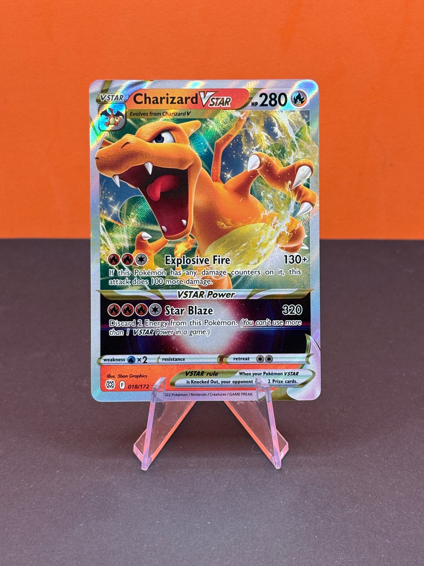Pokémon TCG S&S Brilliant Stars: Charizard VSTAR 018/172