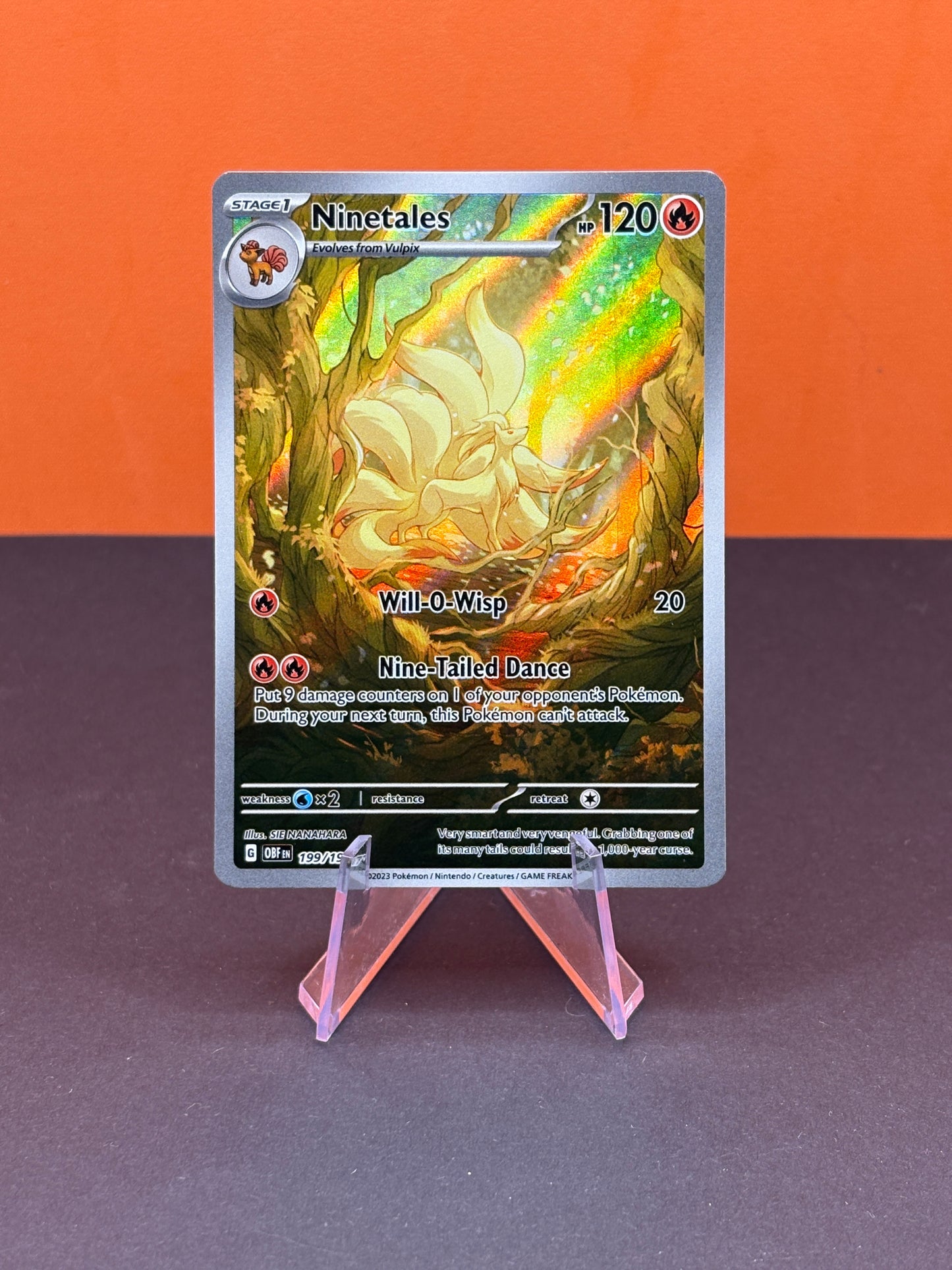Pokémon TCG S&V Obsidian Flames: Ninetales 199/197