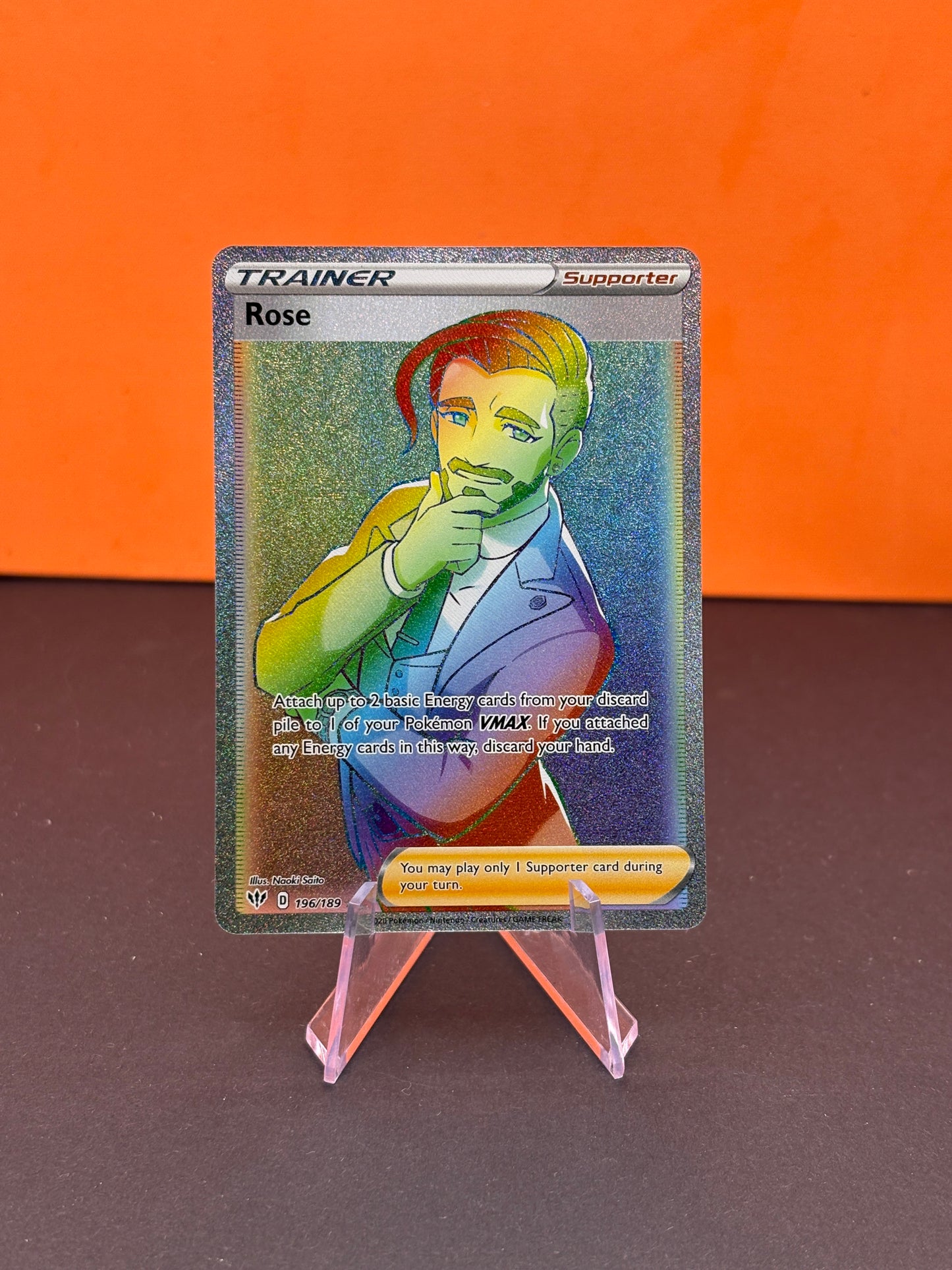 Pokémon TCG S&S Darkness Ablaze: Rose 196/189