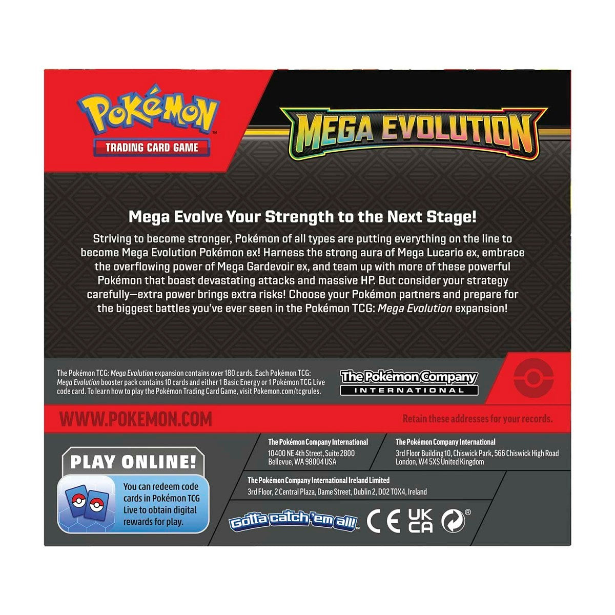 Pokémon TCG: Mega Evolution Enhanced Booster Display Box (36 Packs & 1 Promo Card)