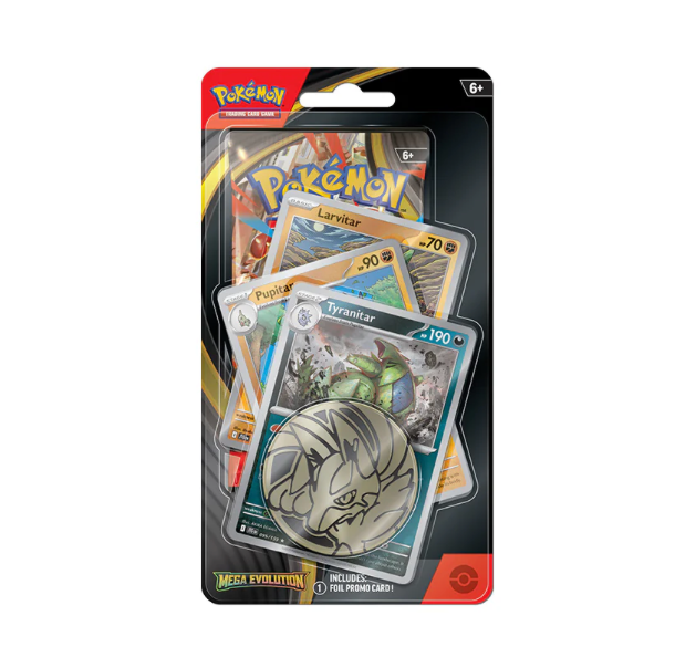 Pokémon TCG Mega Evolutions: Single Blister Pack (Tyranitar)