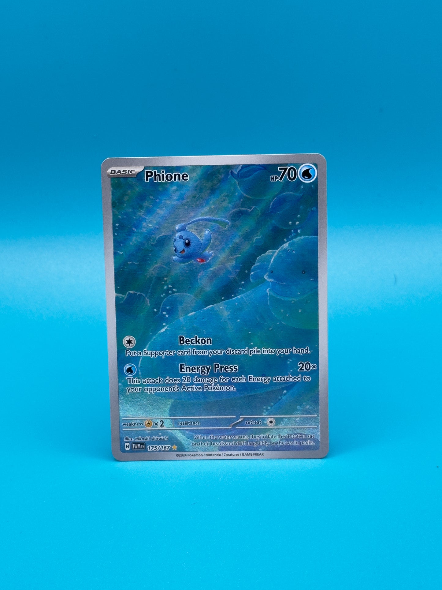 Pokémon TCG S&V Twilight Masquerade: Phione 175/167 (Illustration Rare)