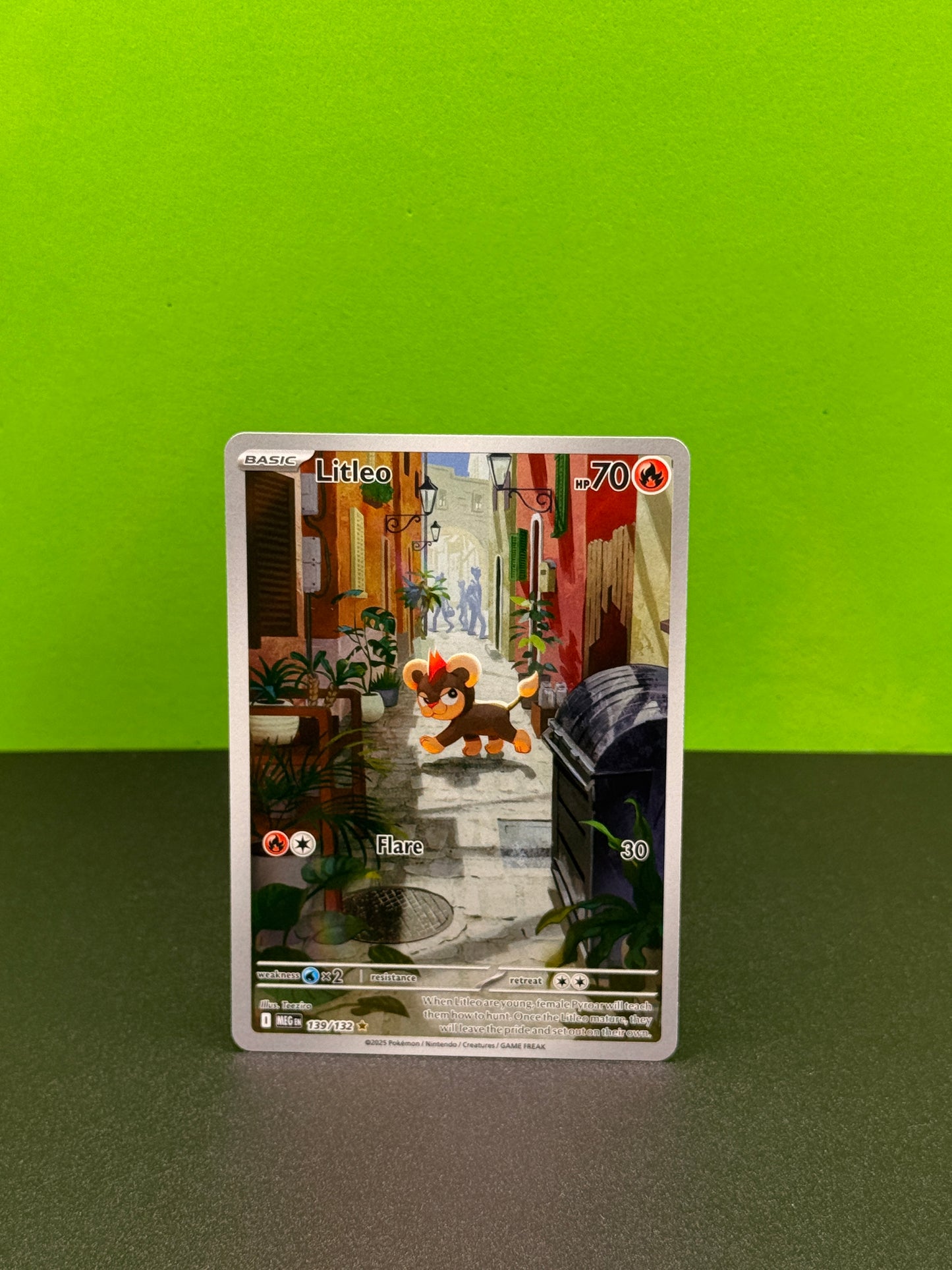 Pokémon TCG Mega Evolutions: Litleo 139/132 (Illustration Rare)