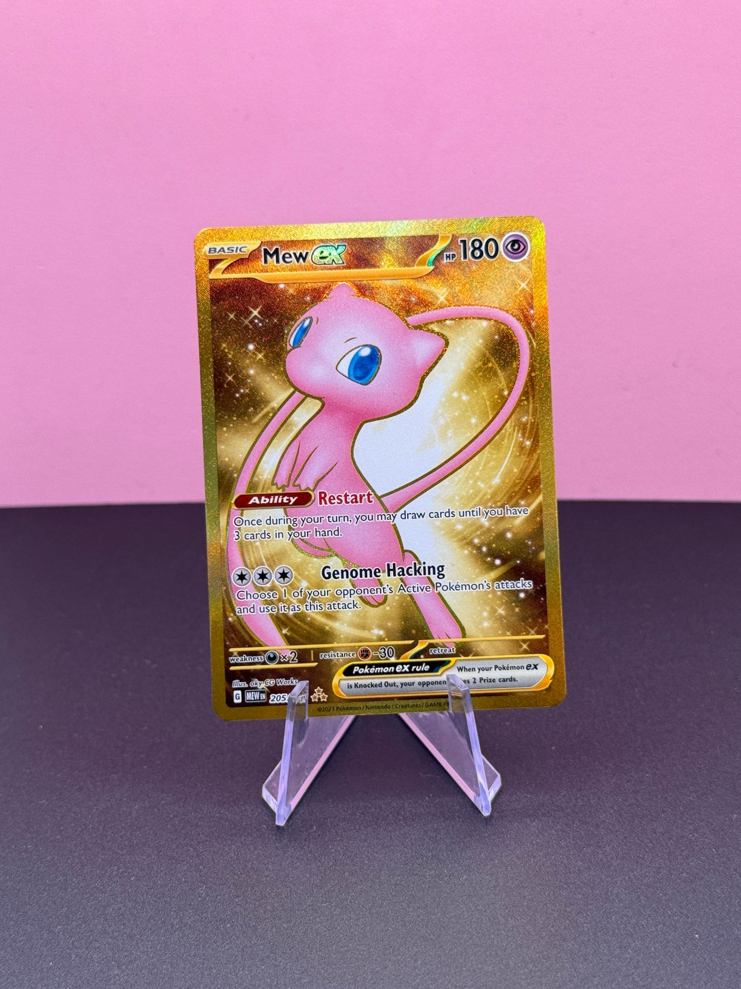 Pokémon TCG S&V 151: Mew ex 205/165 (Hyper Rare)