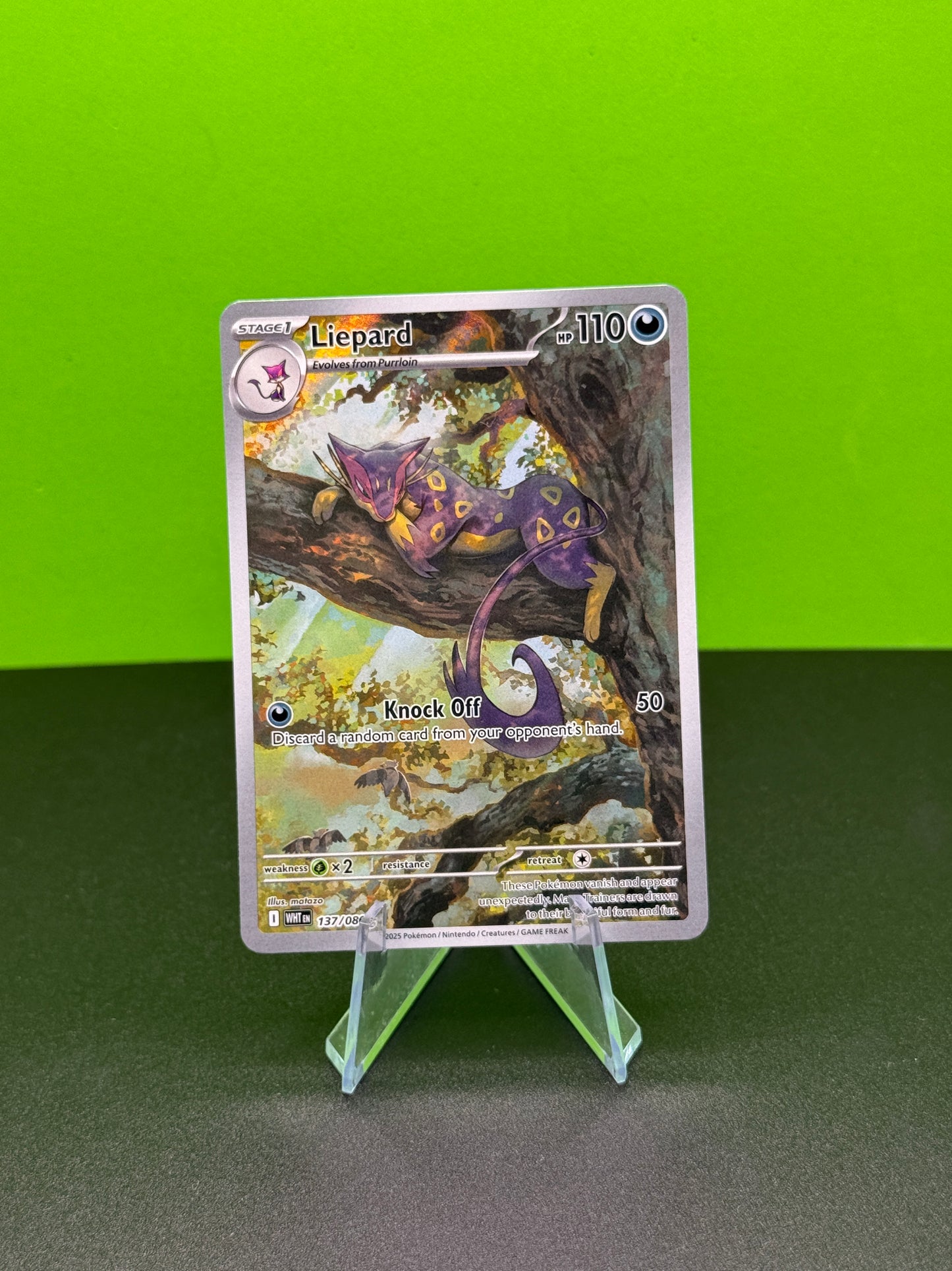 Pokémon TCG S&V White Flare: Liepard 137/086 (Illustration Rare)