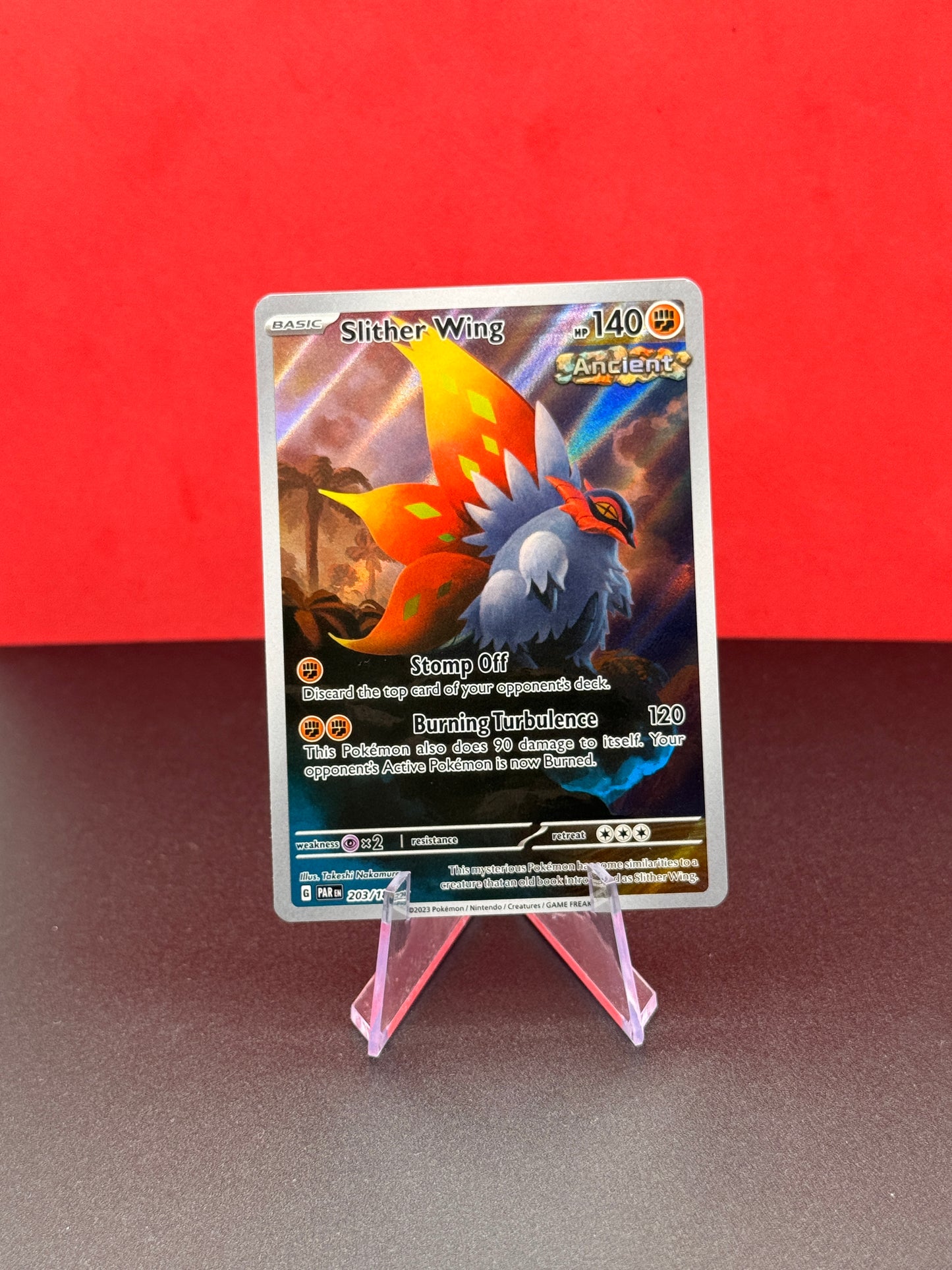 Pokémon TCG S&V Paradox Rift: Slither Wing 203/182 (Illustration Rare)
