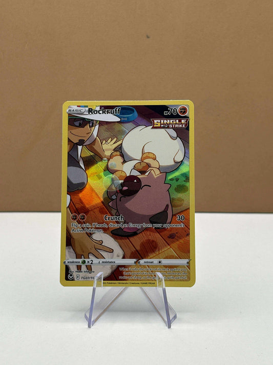 Pokémon TCG S&S Silver Tempest: Rockruff TG07/TG30 (Trainer Gallery)