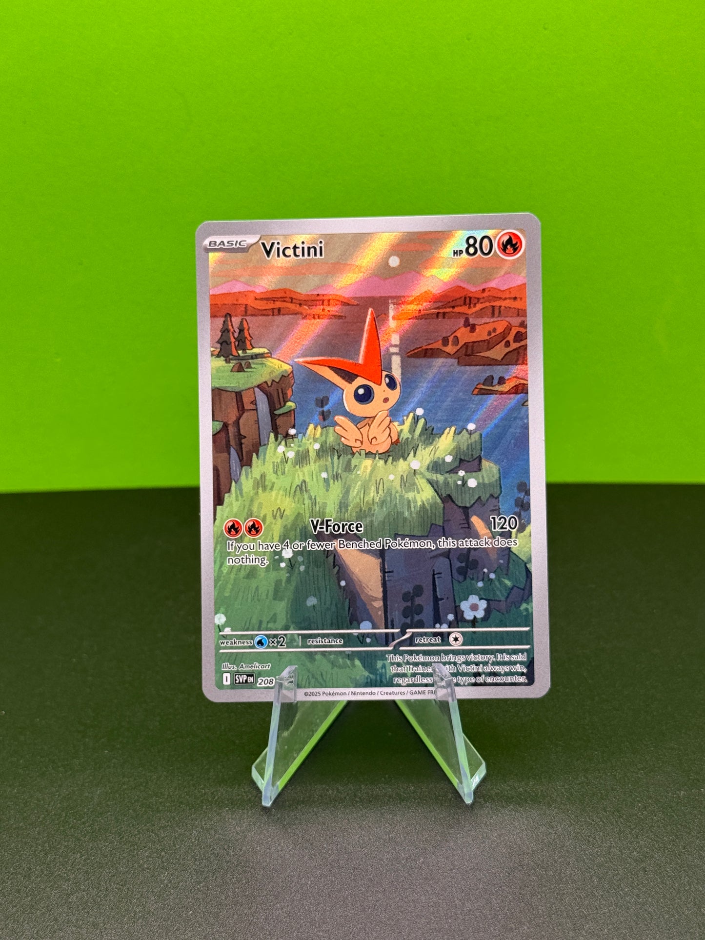 Pokémon TCG S&V Promo: Victini 208 (Illustration Rare)