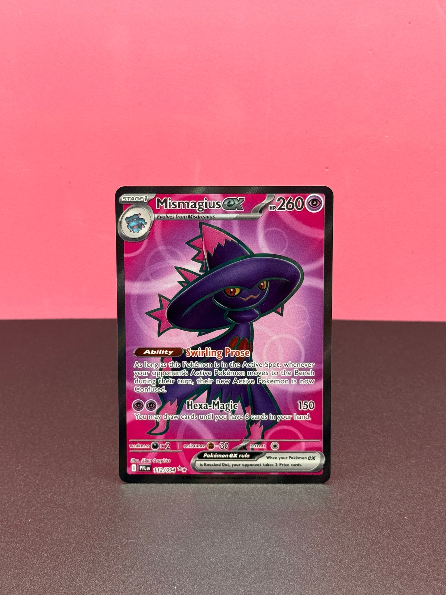 Pokémon TCG ME Phantasmal Flames: Mismagius 112/094 (Ultra Rare)