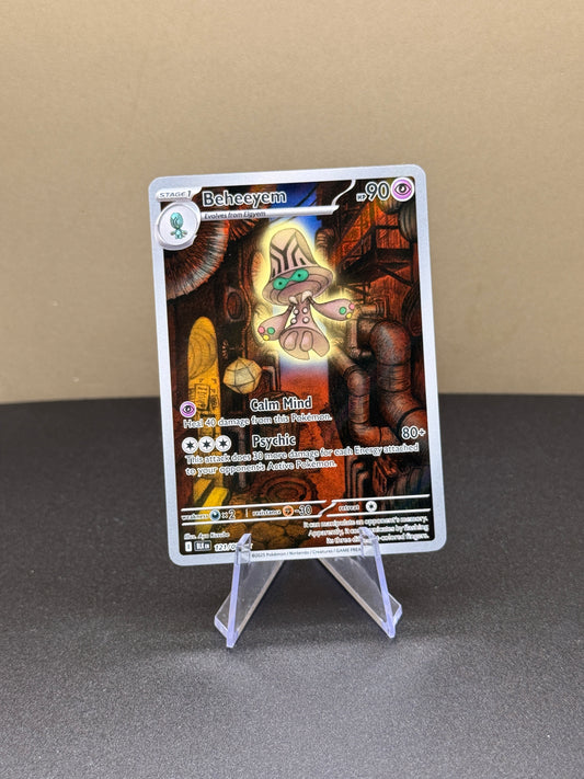 Pokémon TCG S&V Black Bolt: Beheeyem 121/086 (Illustration Rare)
