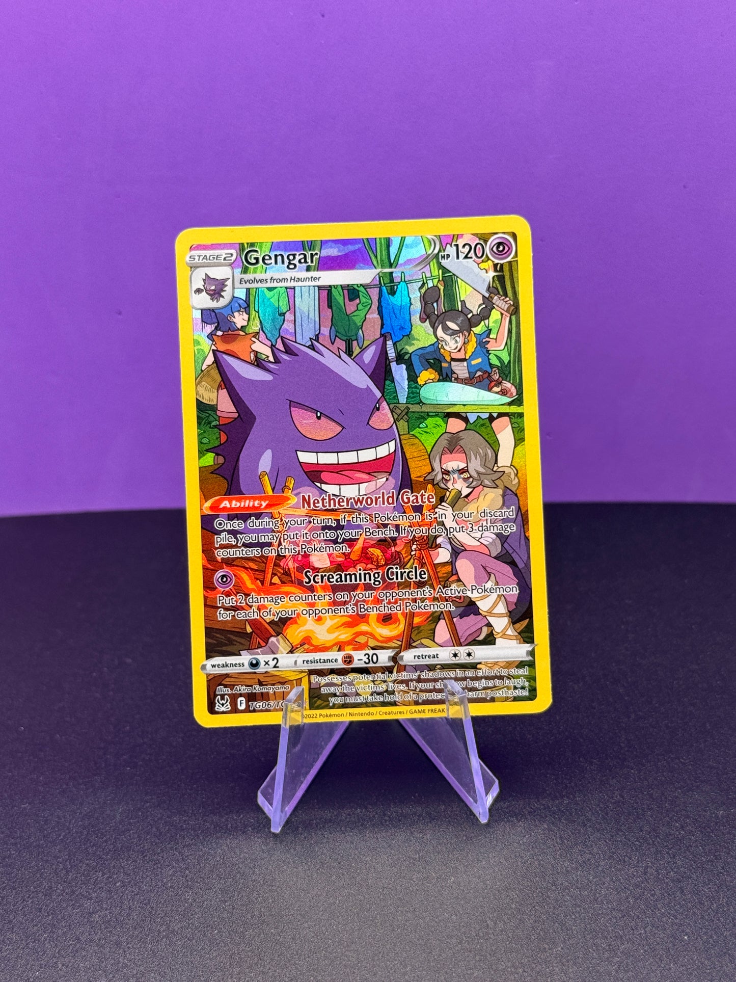 Pokémon TCG SWSH Lost Origin: Gengar TG06/TG30 (Trainer Gallery)