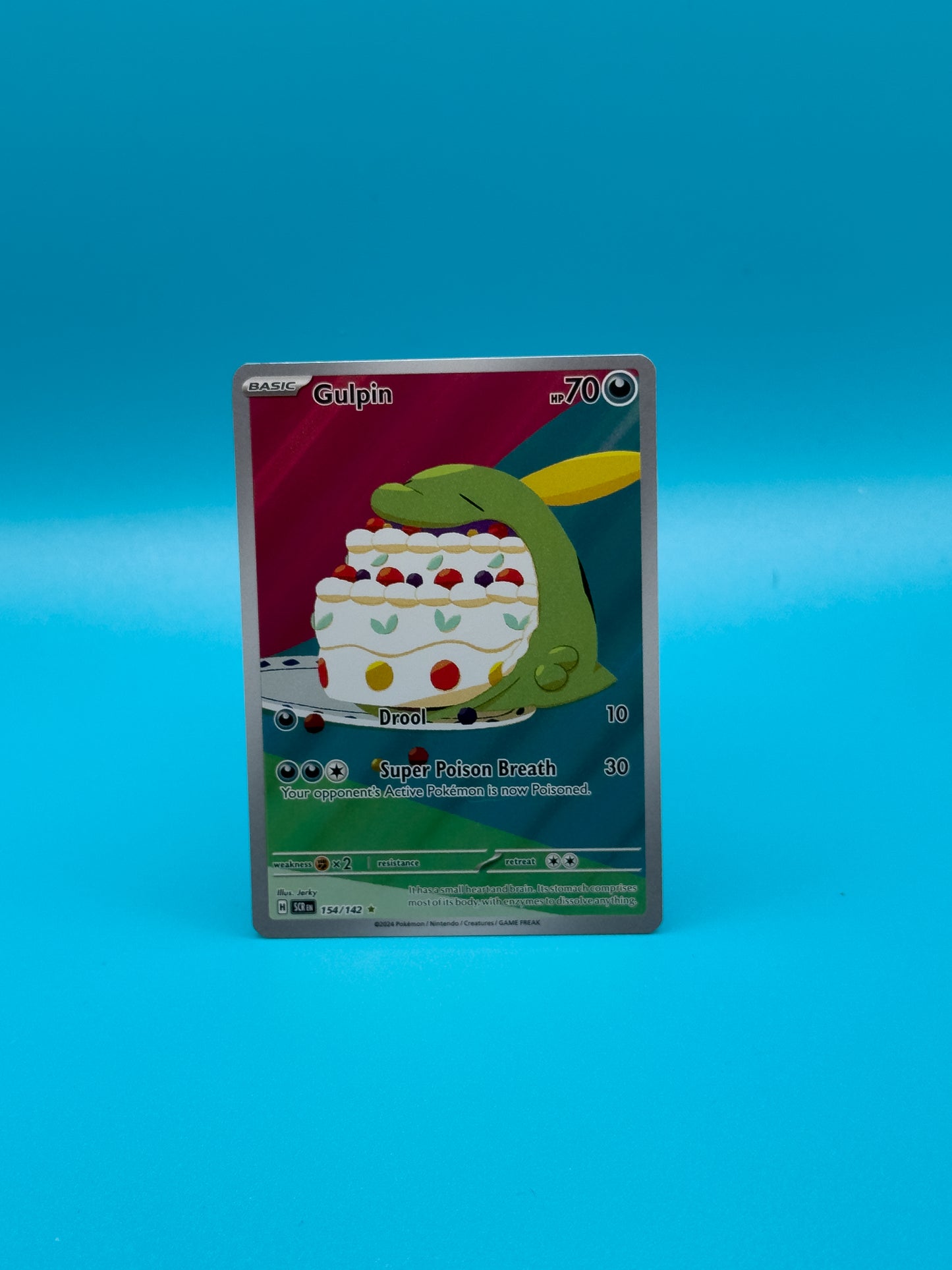 Pokémon TCG Scarlet & Violet Base: Gulpin 154/142 (Illustration Rare)
