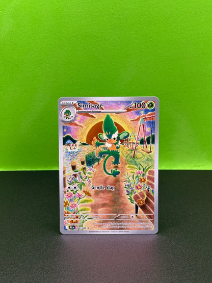 Pokémon TCG S&V Black Bolt: Simisage 090/086 (Illustration Rare)