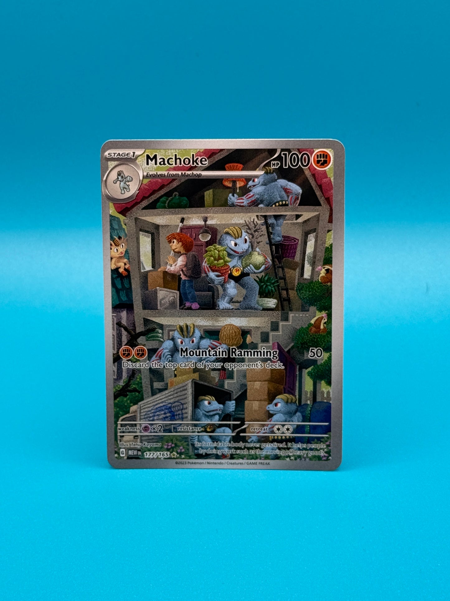 Pokémon TCG S&V 151: Machoke 177/165 (Illustration Rare)