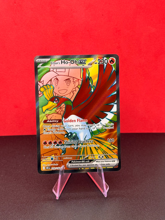 Pokémon TCG S&V Destined Rivals: Ethan's Ho-Oh Ex 209/182 (Full Art)
