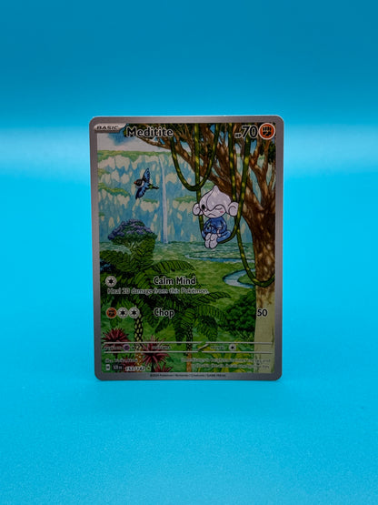 Pokémon TCG S&V Stellar Crown: Meditite 153/142 (Illustration Rare)