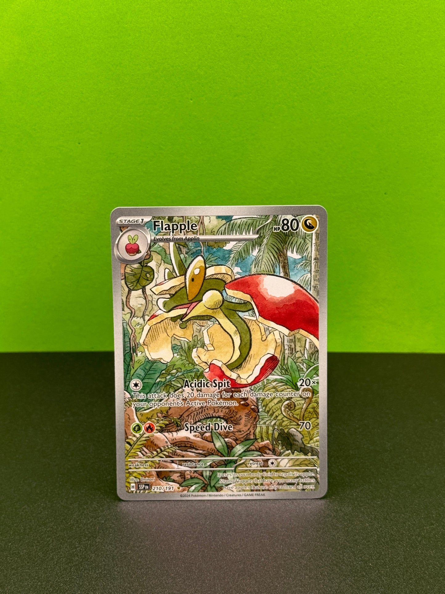 Pokémon TCG S&V Surging Sparks: Flapple 210/191 (Illustration Rare)