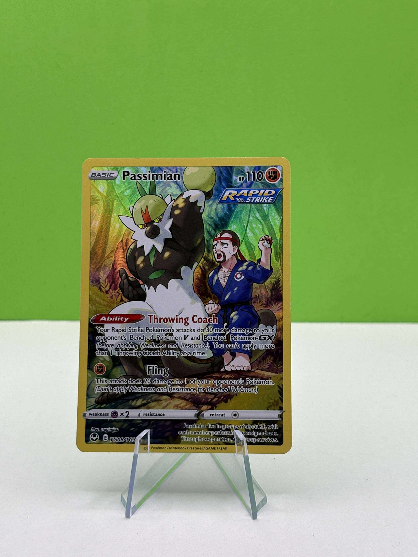 Pokémon TCG S&S Silver Tempest: Passimian TG08/TG30 (Trainer Gallery)