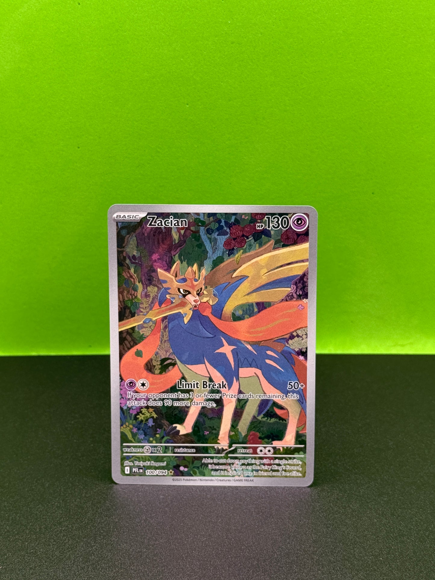 Pokémon TCG ME Phantasmal Flames: Zacian 100/094 (Illustration Rare)