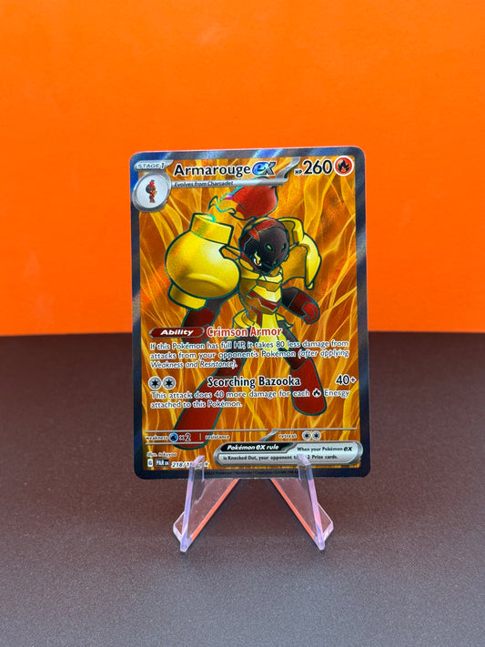 Pokémon TCG S&V Paradox Rift: Armarouge ex #218/182 (Full Art)