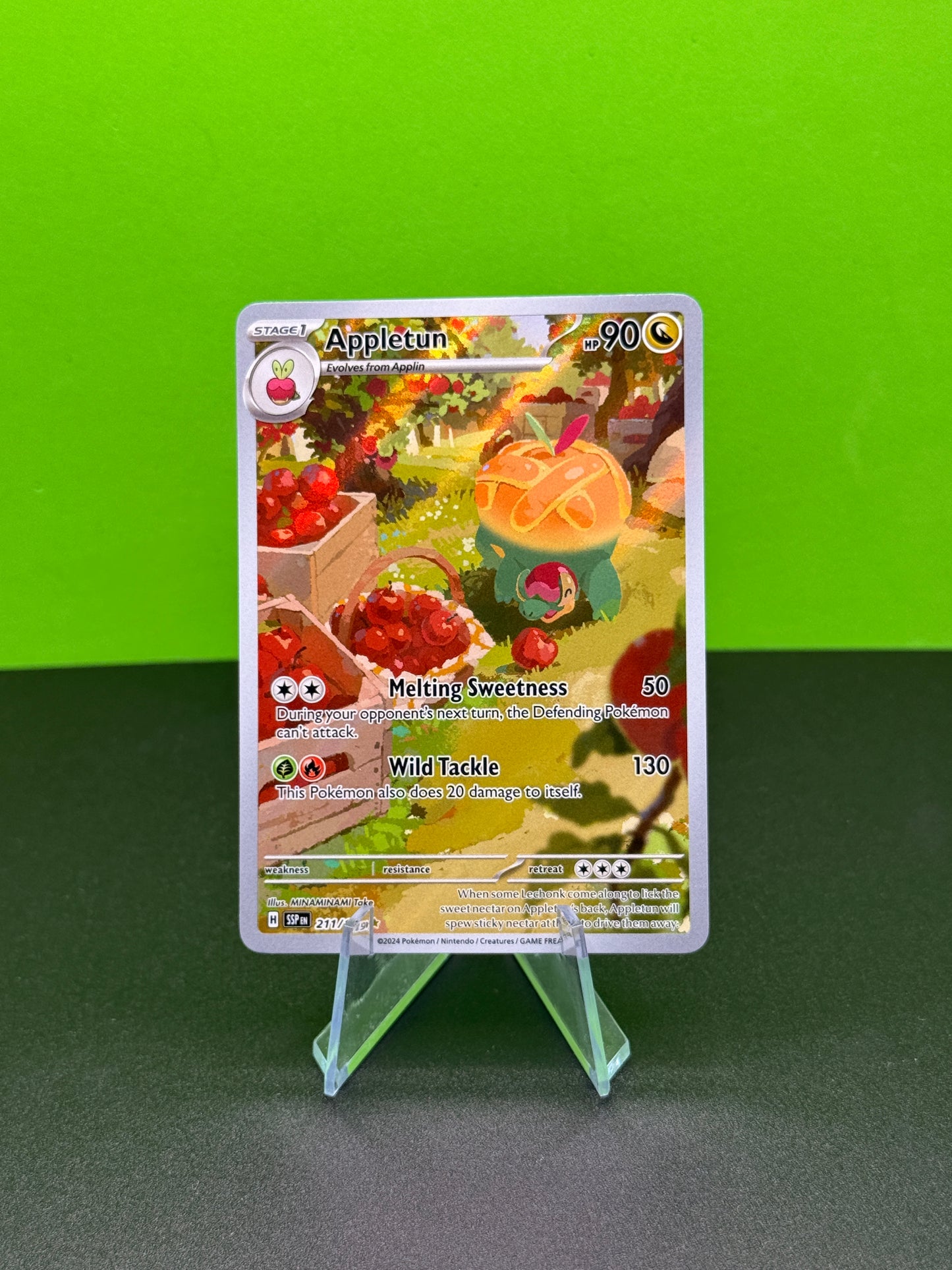 Pokémon TCG S&V Surging Sparks: Appletun 211/191 (Illustration Rare)