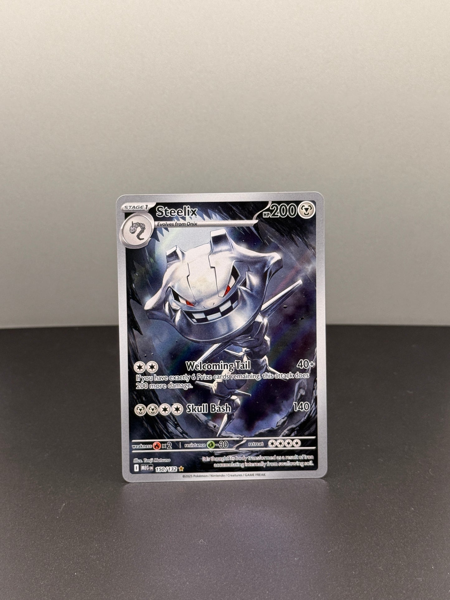 Pokémon TCG Mega Evolution: Steelix 150/132 (Illustration Rare)