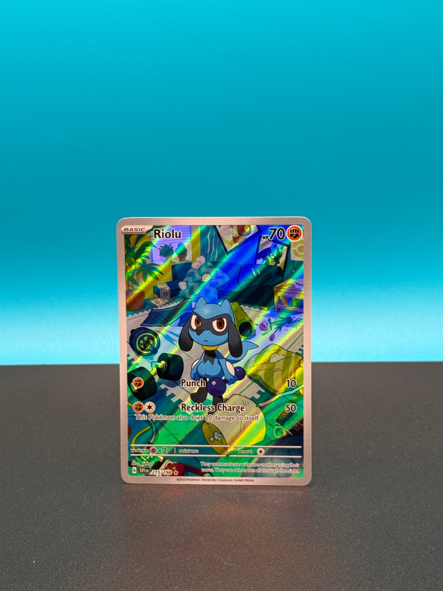 Pokémon TCG Scarlet & Violet Base: Riolu 215/198 (Illustration Rare)