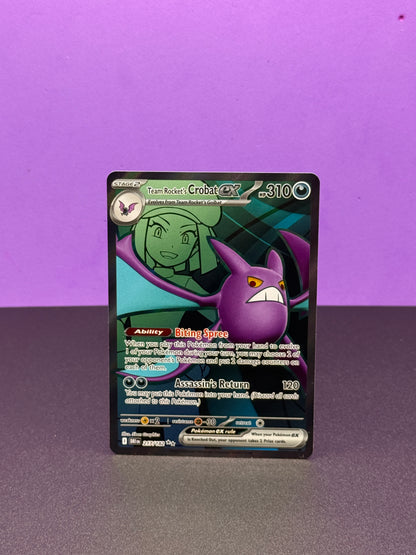Pokémon TCG S&V Destined Rivals: Team Rocket's Crobat ex 217/182 (Ultra Rare)