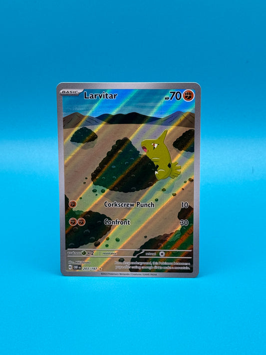 Pokémon TCG S&V Obsidian Flames: Larvitar 203/197 (Illustration Rare)
