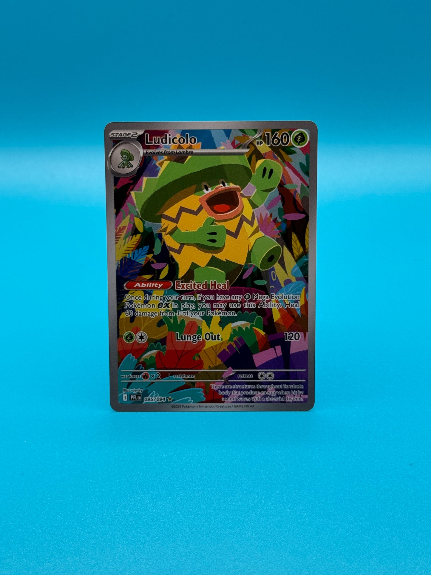 Pokémon TCG ME Phantasmal Flames: Ludicolo 095/094 (Illustration Rare)