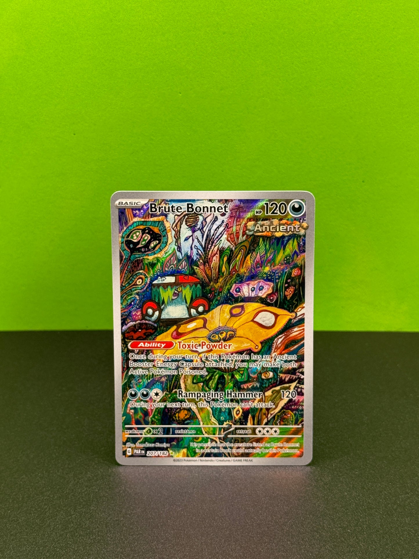Pokémon TCG S&V Paradox Rift: Brute Bonnet 207/182 (Illustration Rare)