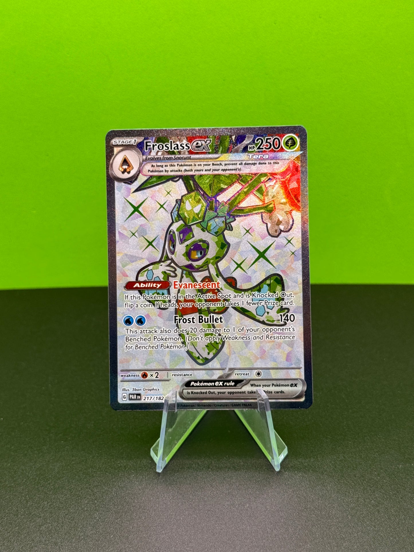 Pokémon TCG S&V Paradox Rift: Froslass Ex 217/182 (Ultra Rare)