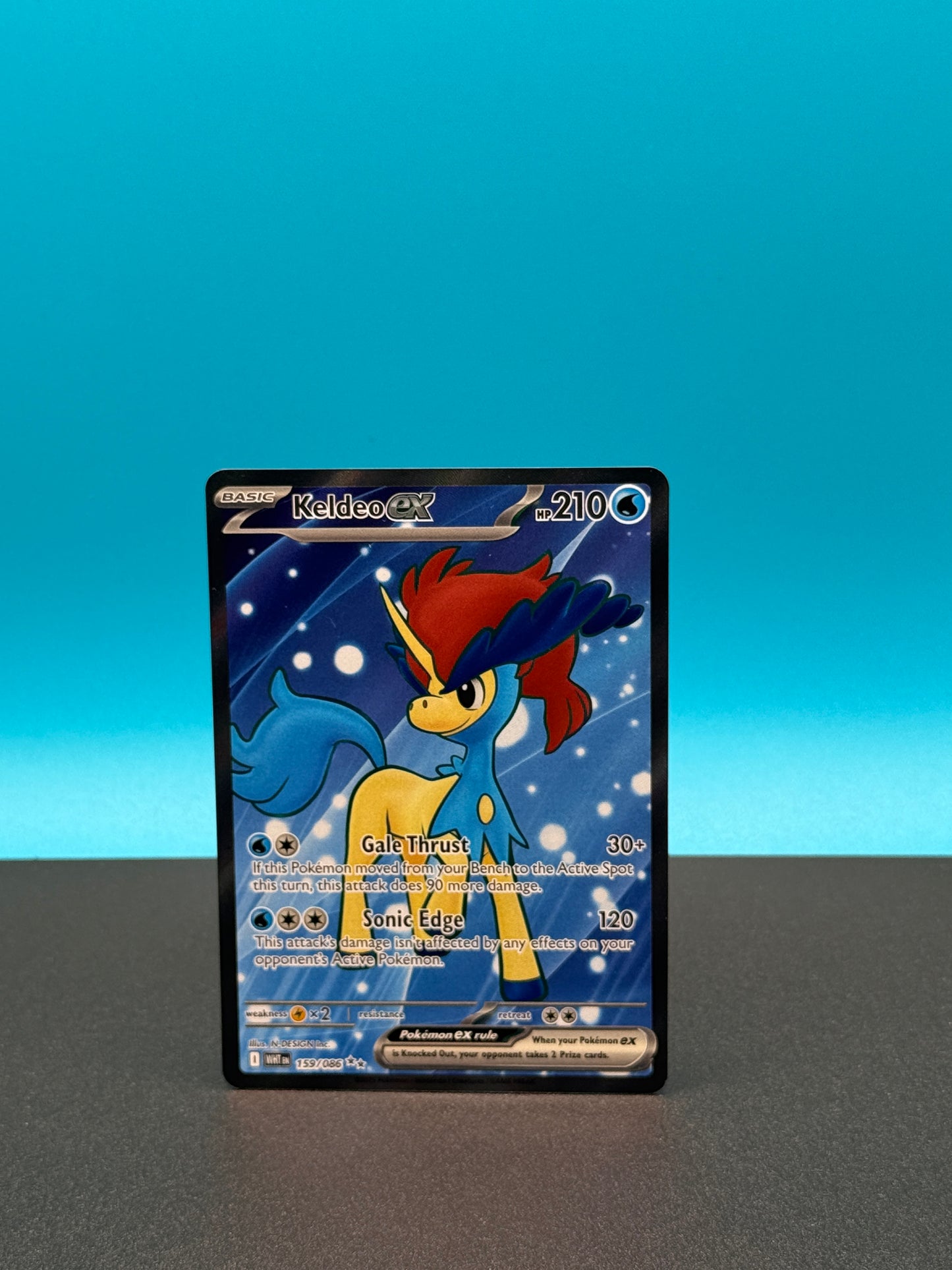 Pokémon TCG S&V White Flare: Keldeo ex 159/086 (Ultra Rare)