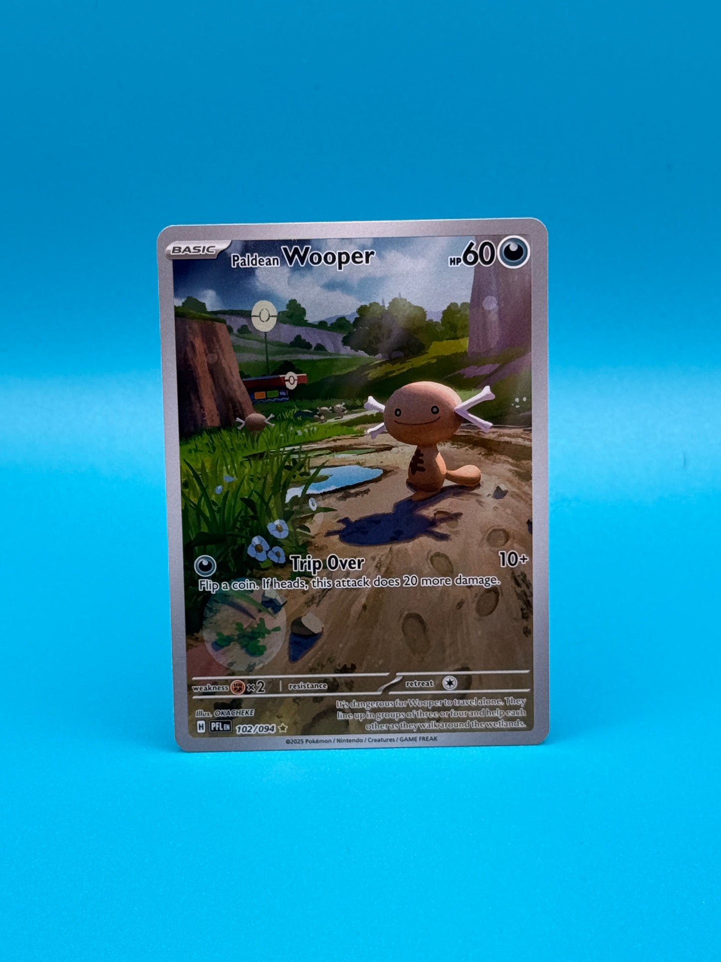 Pokémon TCG ME Phantasmal Flames: Paldean Wooper 102/094 (Illustration Rare)