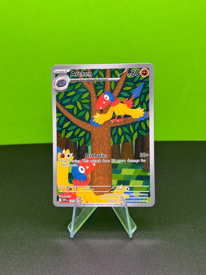Pokémon TCG S&V White Flare: Archen 131/086 (Illustration Rare)