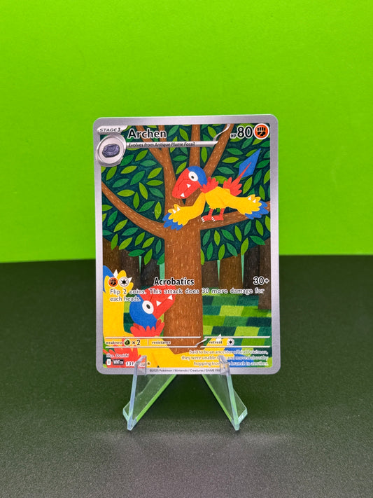 Pokémon TCG S&V White Flare: Archen 131/086 (Illustration Rare)