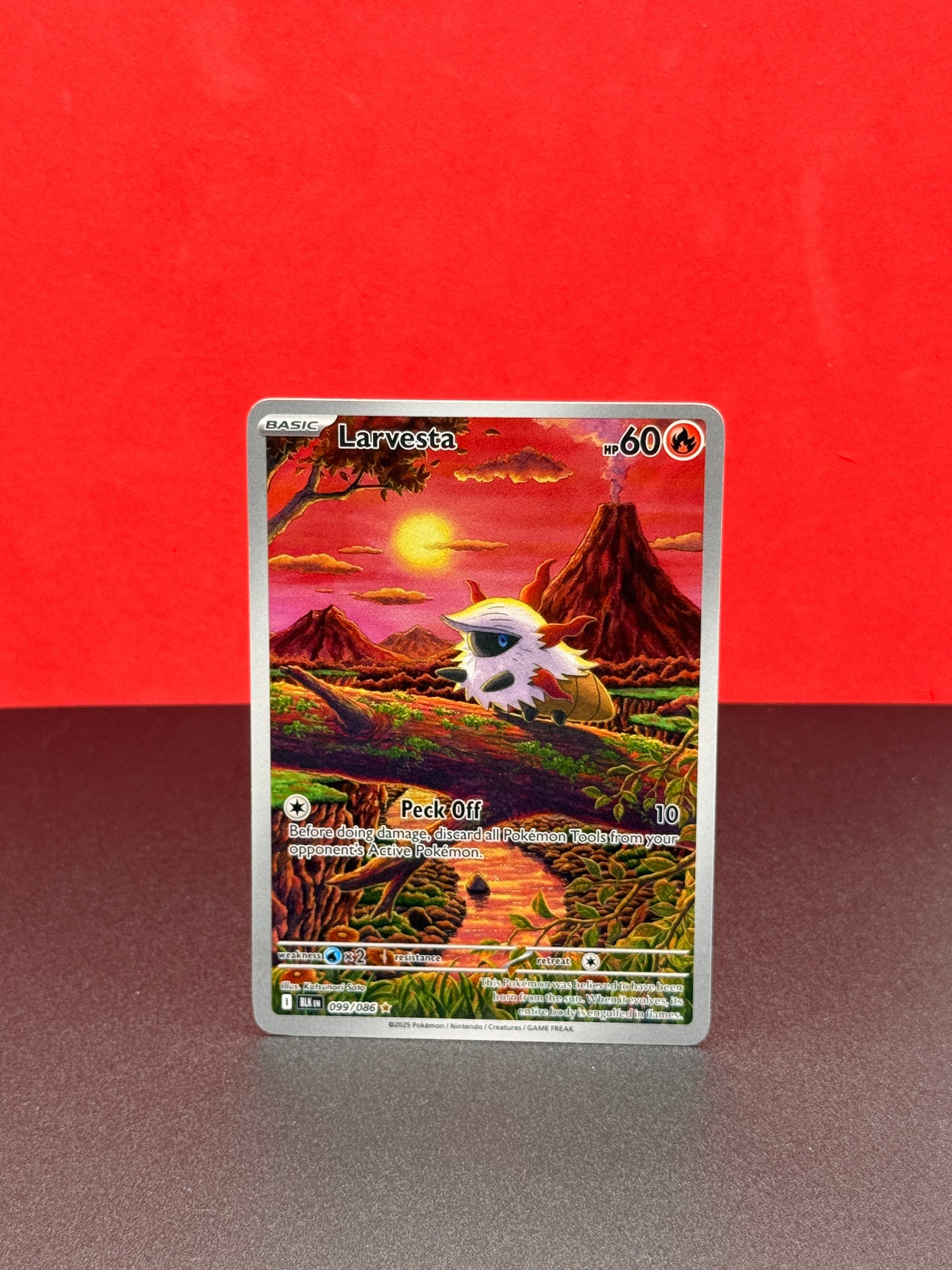 Pokémon TCG S&V White Flare: Larvesta 099/086 (Illustration Rare)