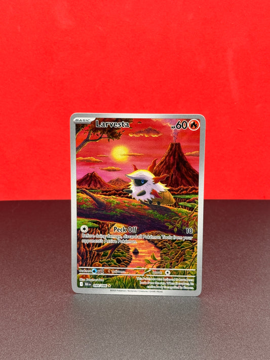 Pokémon TCG S&V White Flare: Larvesta 099/086 (Illustration Rare)