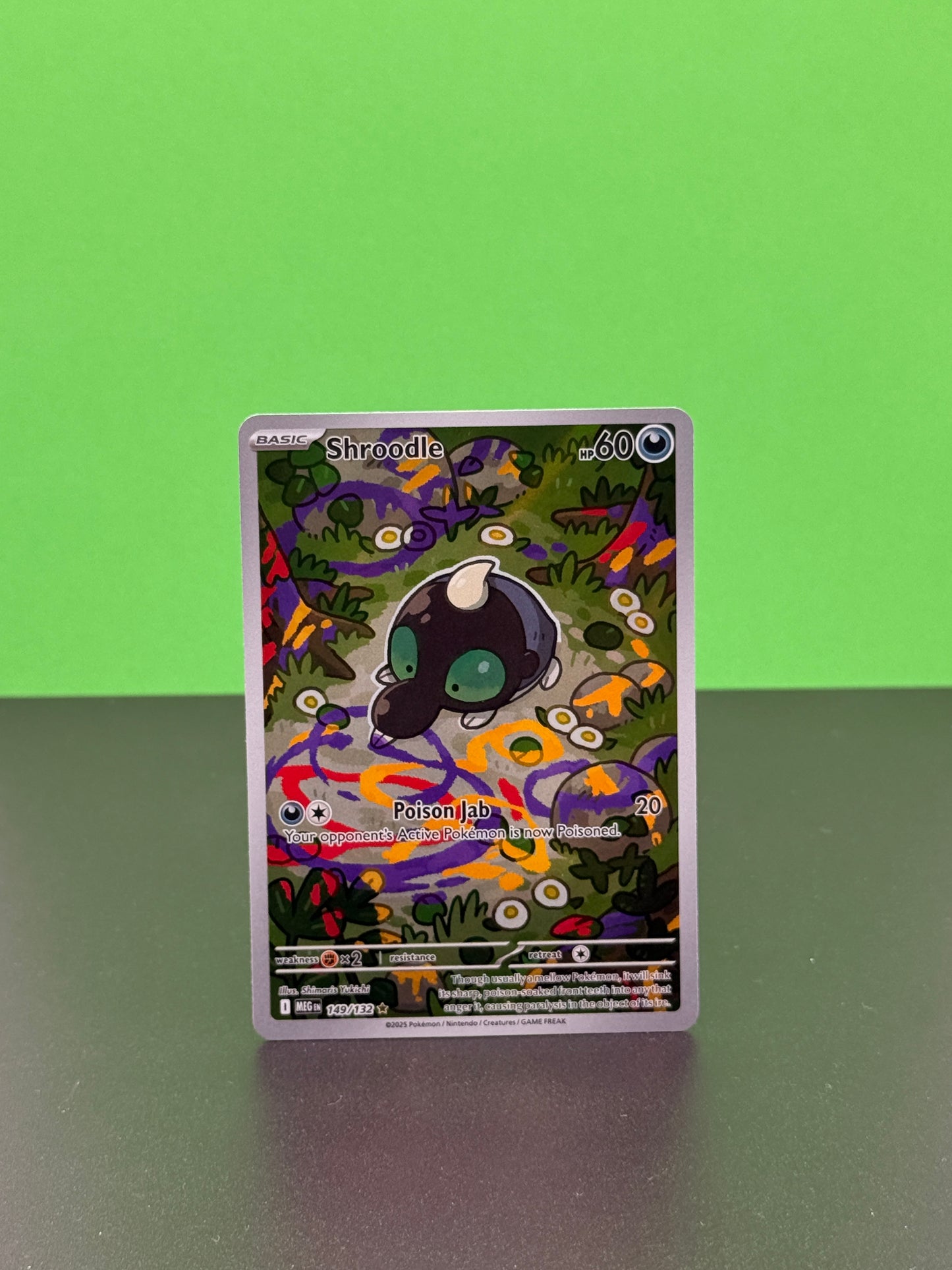 Pokémon TCG Mega Evolutions: Shroodle 149/132 (Illustration Rare)