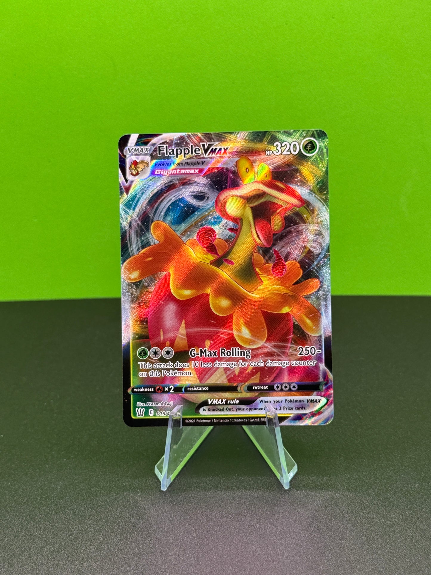 Pokémon TCG S&S Battle Styles: Flapple Vmax 019/163